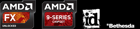 AMD ID and Bethesda logos